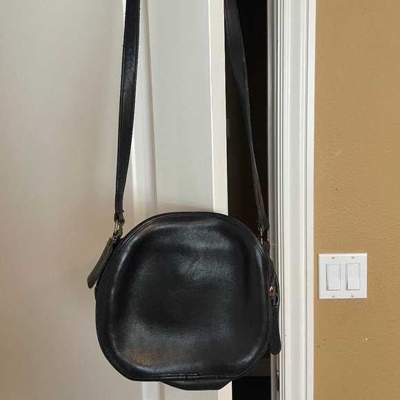 Coach Handbags - Black Leather Coach Legacy Crossbody